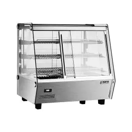Vitrine - Chauffée - Acier inoxydable - 141 Litres - 230V - H 68,6 x L 85,6 x P 56,8 CM - Saro - 330-3525