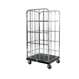 Chariot - Noir - inox - H 167,8 x L 68,2 x P 81,5 CM - Saro - 174-3100