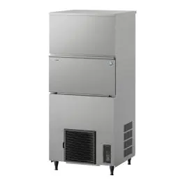 Machine à glaçons - Refroidie par air - 180KG / 24H - 110 KG Bunker - Glaçons Taille M - inox - Hoshizaki
