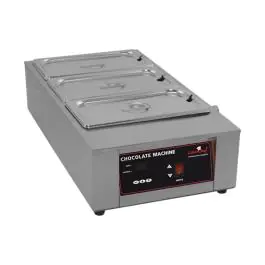 Réchaud Chocolat - H 17,8 x 35,9 x 66,9 CM - 8 KG - 220 - 240 V - 1000 W - Inox - +20°C à 90°C - Caterchef - 921520
