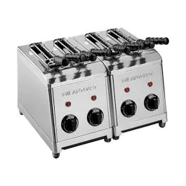 Sandwicherie - H 30 x 37 x 30 CM - 8 KG - 220 - 240 V - 2400 W - Inox - MilanToast - 420004