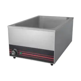 Bain Marie - H 25,5 x 35,4 x 58,2 CM - 8 KG - 220 - 240 V - 1200 W - Inox - Caterchef - 900045