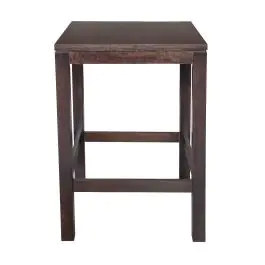 Table de poker - Pub 4 faces - Noyer - 70x70 CM