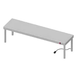 Étagère en inox - Chauffant - 1 niveau - Soudé entièrement - 230 V - G-Line