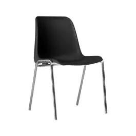 Chaise Helene - Empilable - Noire - G-Line
