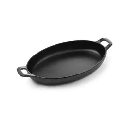 Mini poêle ovale - Little chef - 26,3 cm - Mélamine - Noire - Hendi - 564554