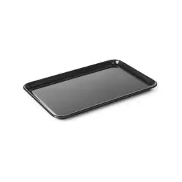 Plateau de présentation noir - 30 x 15 cm - Mélamine - Hendi - 569016