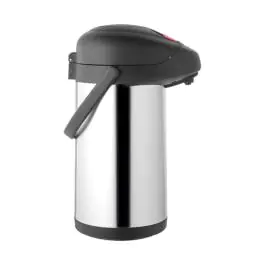 Pichet à pompe - H 40 CM - 2,2 KG - inox 18/10 - Noir - 4 Litre - 595030