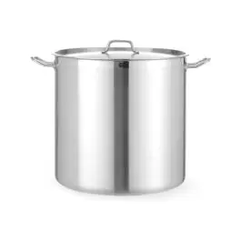Casserole - Haute - Avec couvercle - 70 litres - H 48.5 x Ø 45 CM - Hendi - 832929