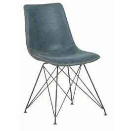Chaise Clint - Bleue - Acier - Ligne G