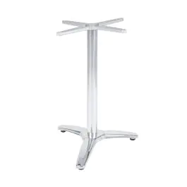 Pied de table - 3 pieds - Chrome - Aluminium - G-Line