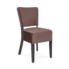 Fauteuil Rome - Marron foncé - Velours - Ligne G