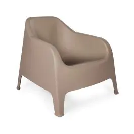 Chaise de patio Rosalie - Empilable - Taupe - G-Line