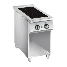 Table de cuisson - Induction - 2 Zones - inox - 400V - L 40 CM - G700 Line - G-Line