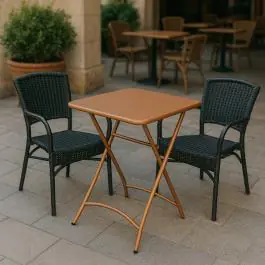 Table de terrasse Tuscany - Terre cuite - H 71,5 x L 60 x P 60 cm - G-Line
