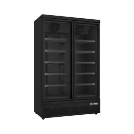 Congélateur - Porte vitrée - Contrôle digital de la température - Acier peint par poudrage - 702 Litres - 230V - H 200.3 x L 125.3 x P 76 CM - Saro - 453-1124