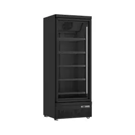 Congélateur - Portes vitrées - Contrôle digital de la température - Acier peint par poudrage - 390 litres - 230V - H 200,3 x L 75 x P 76 CM - Saro - 453-1122