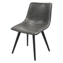 Fauteuil Nicolas - Gris - Similicuir - G-Line