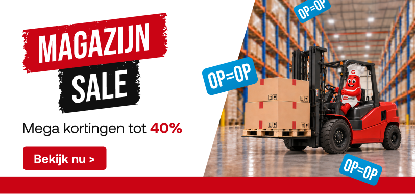 Magazijn sale bij Goos Horeca!