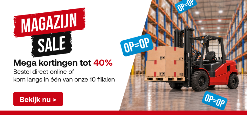 Magazijn sale bij Goos Horeca!