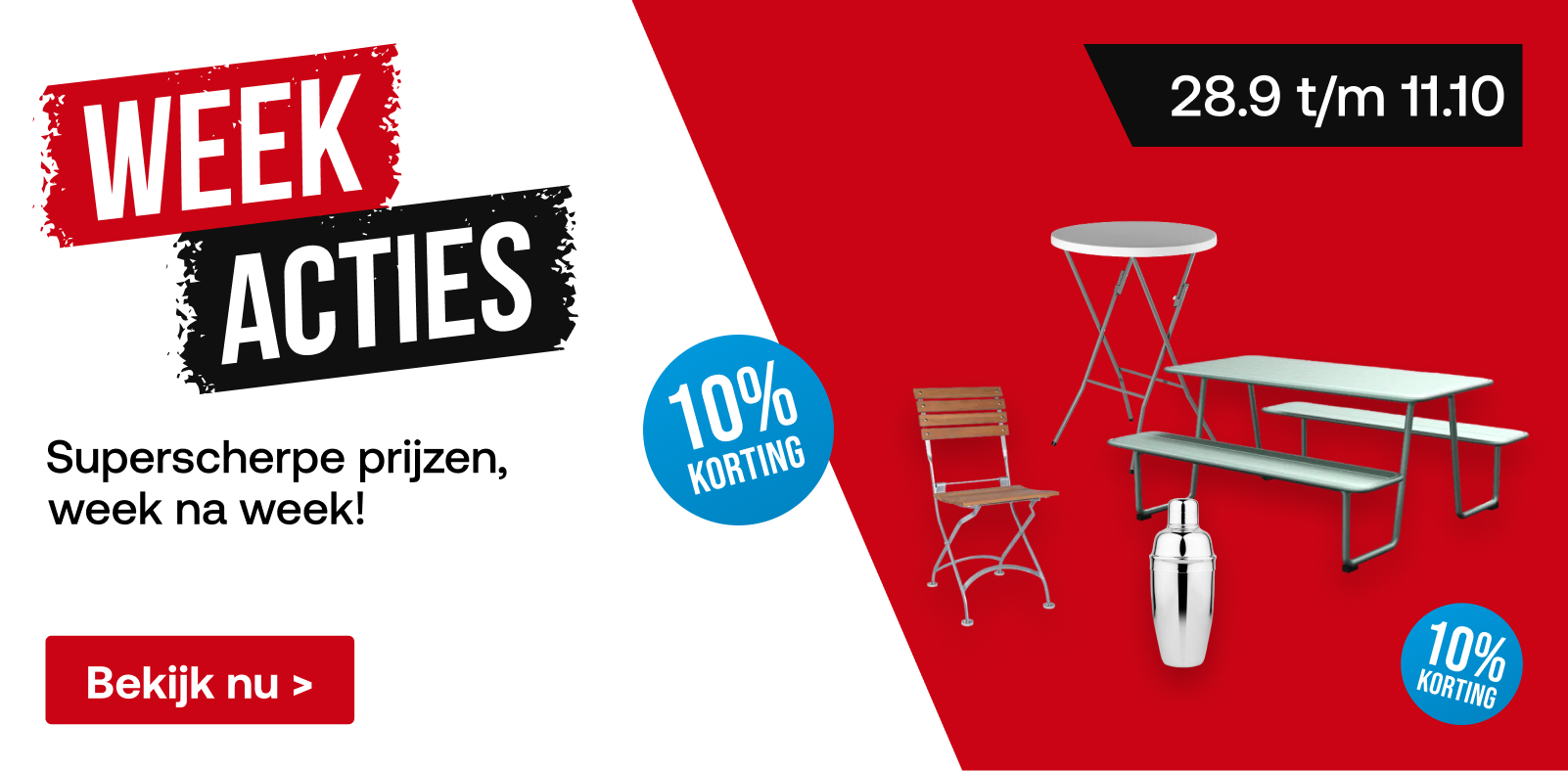Week acties bij Goos Horeca!